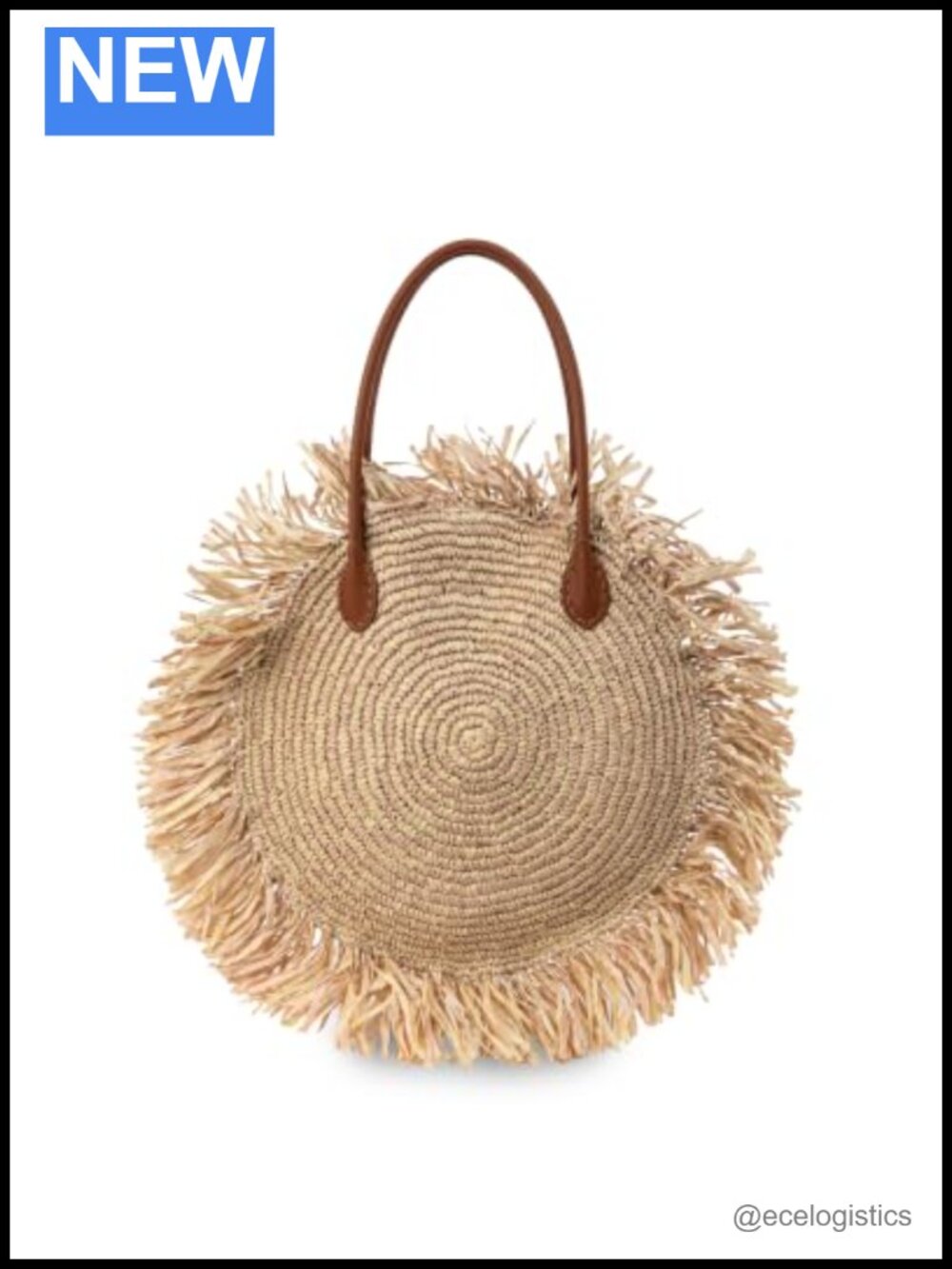 Sam Edelman Lily Oversized Tote Bag | Hand-Woven Raffia & Leather | Lightweight